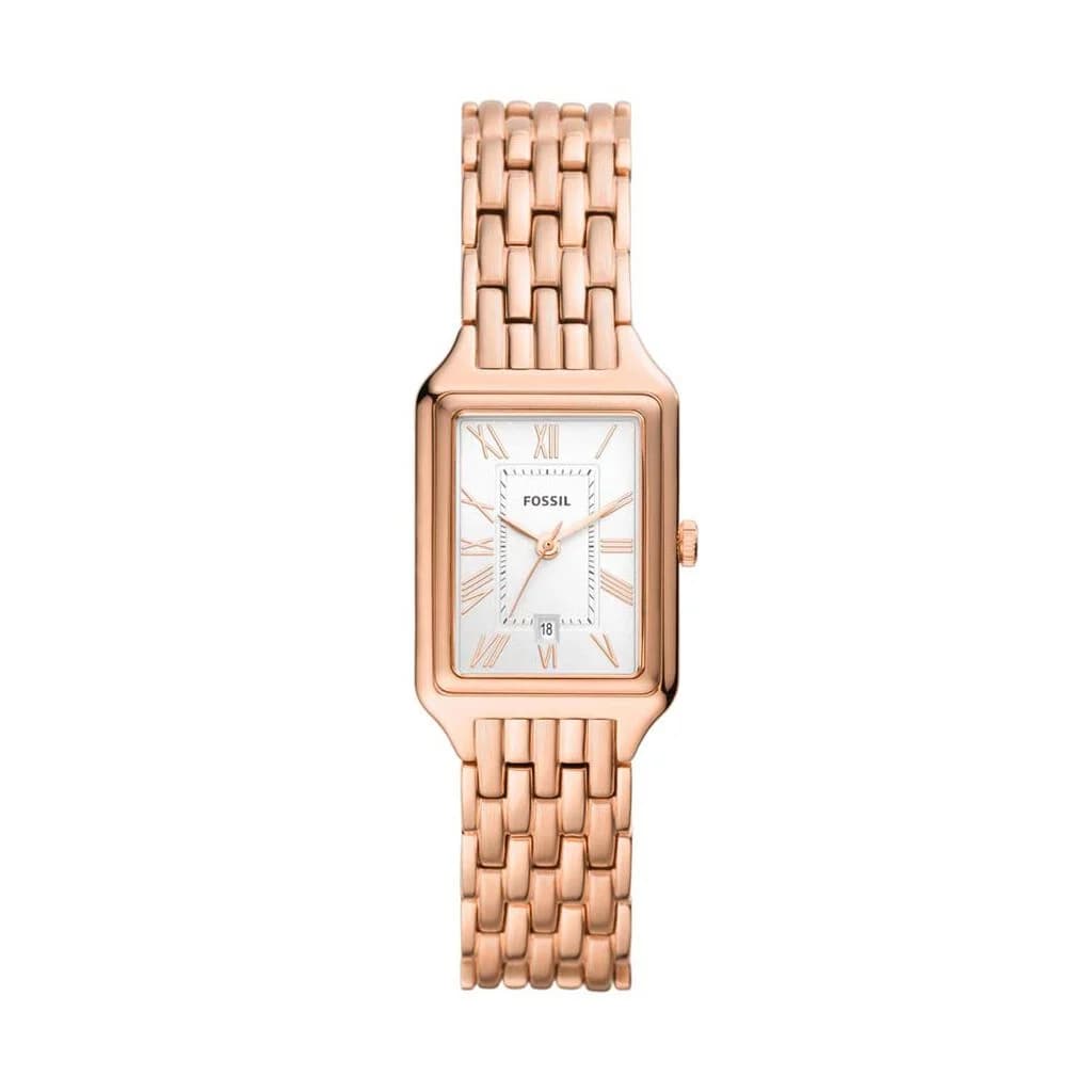 Fossil Raquel — boîtier rose