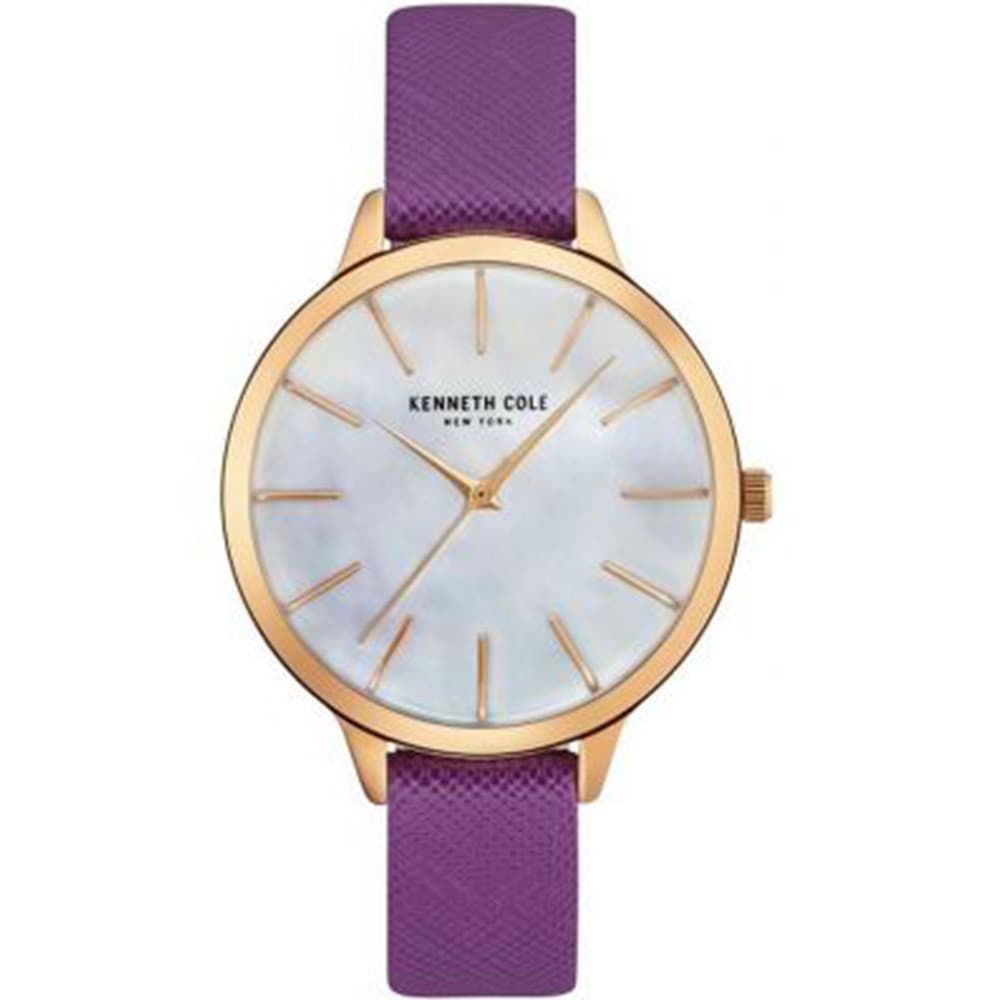 Kenneth Cole Montre Kenneth Cole Collection Madison en Cuir Violet