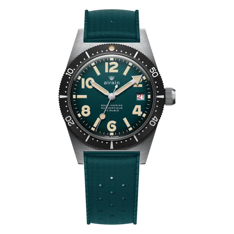 Airain Montre Sous-Marine Vert Océan Edition Limitée 524.481