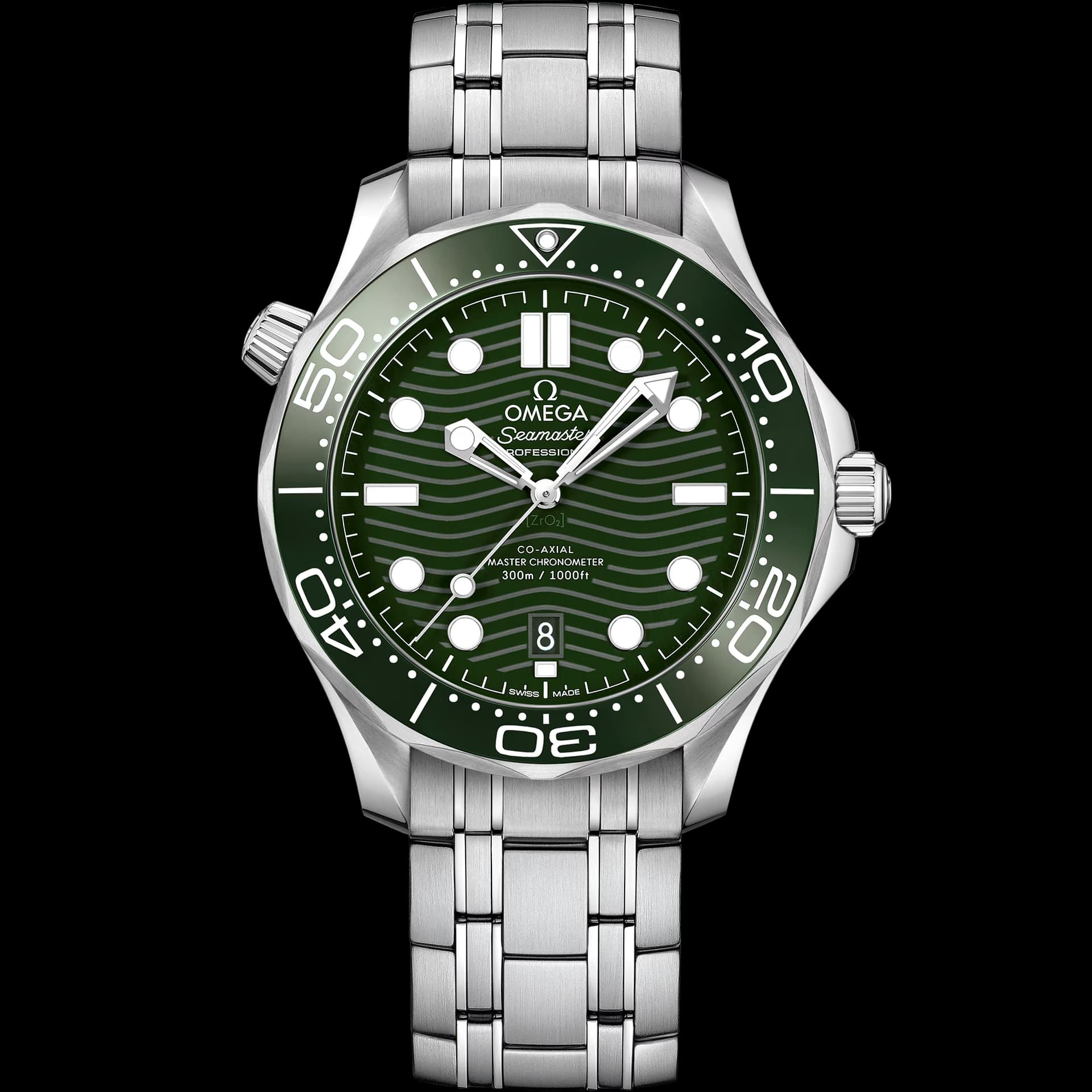Omega Seamaster 42 mm, acier sur acier