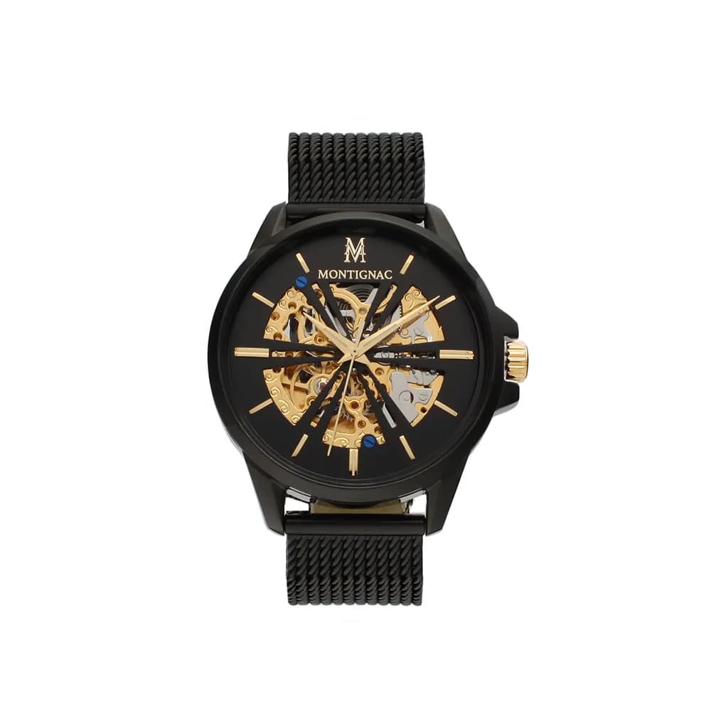 Montignac Montre automatique Homme Round Noir