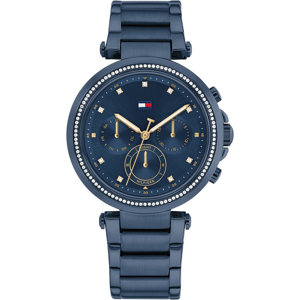 Tommy Hilfiger Montre Tommy Hilfiger en Acier et PVD Bleu