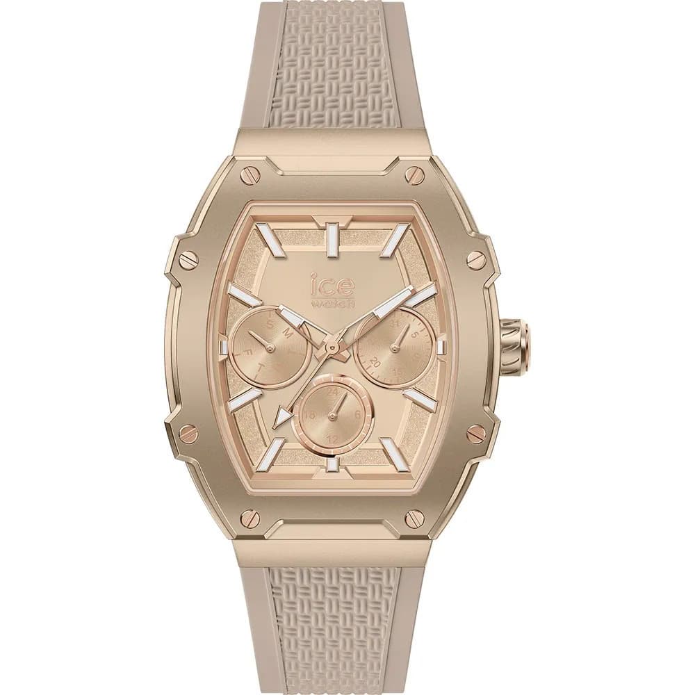 Ice Watch Montre Ice Watch Collection Ice Boliday en Silicone Taupe