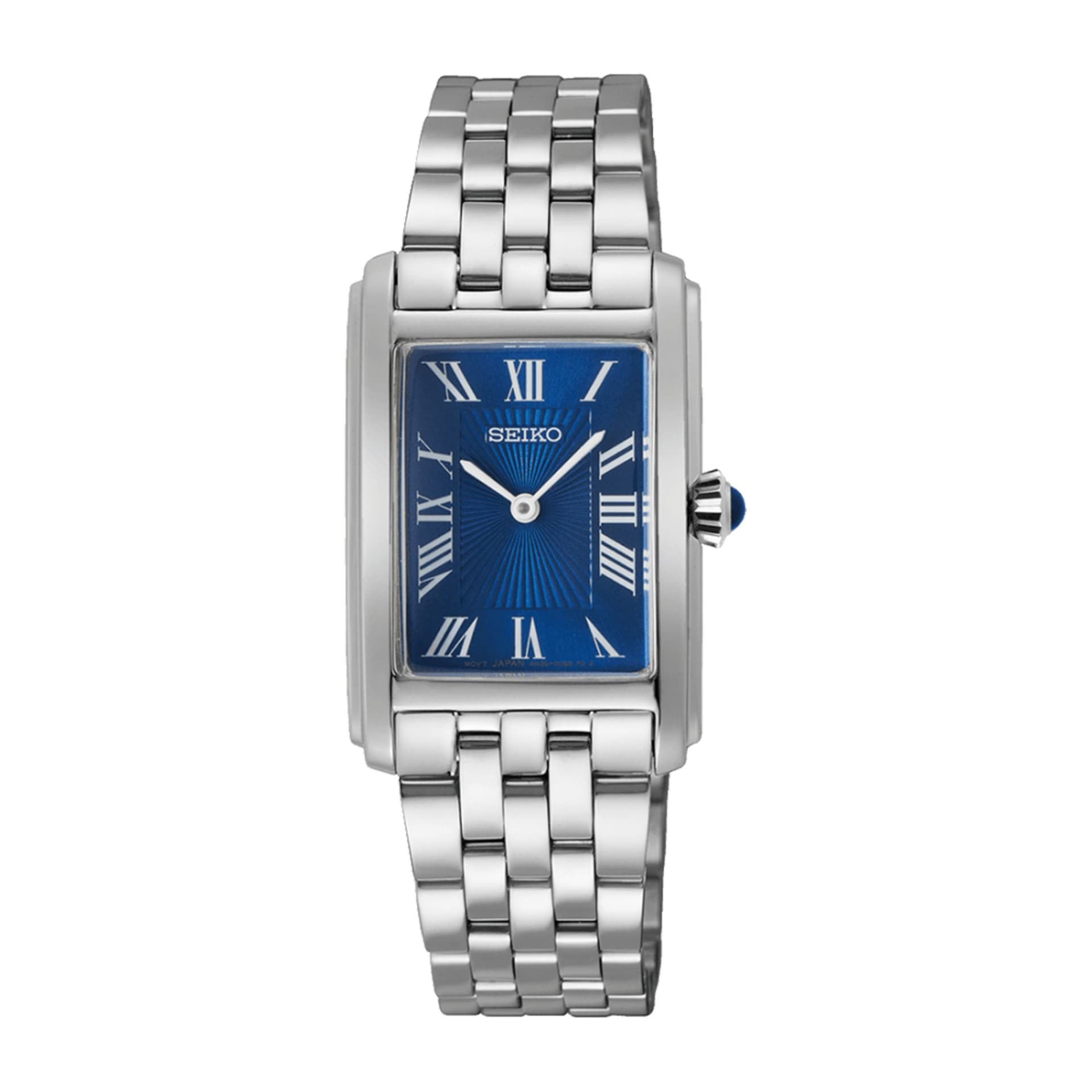 Seiko Montre Classique — cadran bleu 22 mm