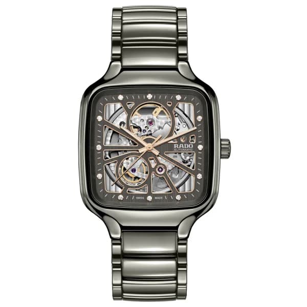 Rado Montre Rado True Square Automatic Open Heart Gris 38mm