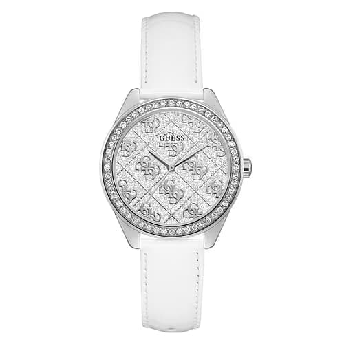 Guess Montre Femme GUESS SUGAR en Cuir Blanc