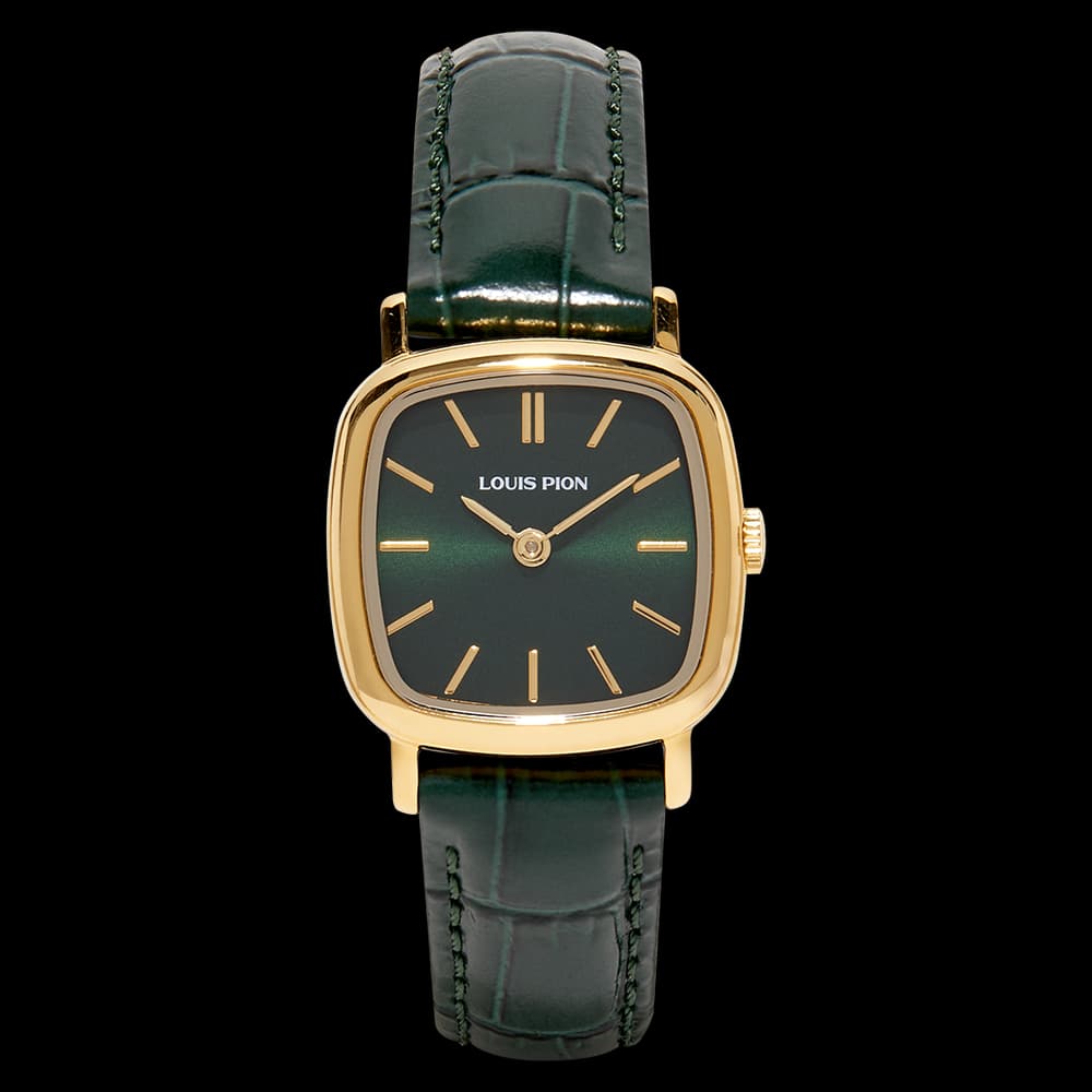 Louis Pion Montre quartz Femme Rose Vert