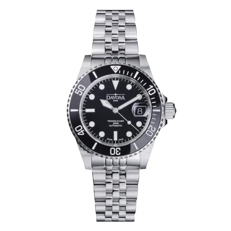 Davosa Montre Ternos Diver Automatic 40 mm Black