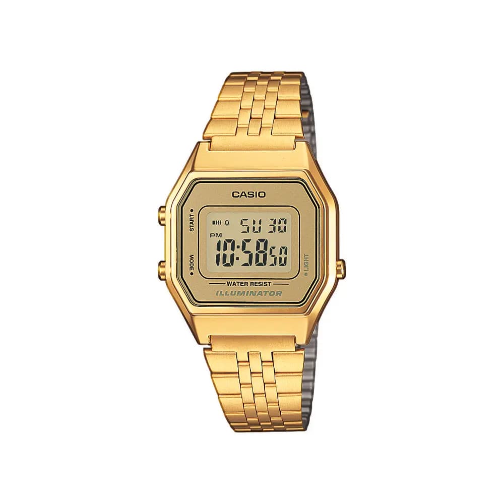 Casio Montre quartz Mixte Illuminator Doré
