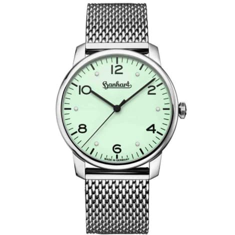 Hanhart Montre Hanhart Pioneer Silva Pistachio Automatique diamètre 38.5 mm- 782.290-9428