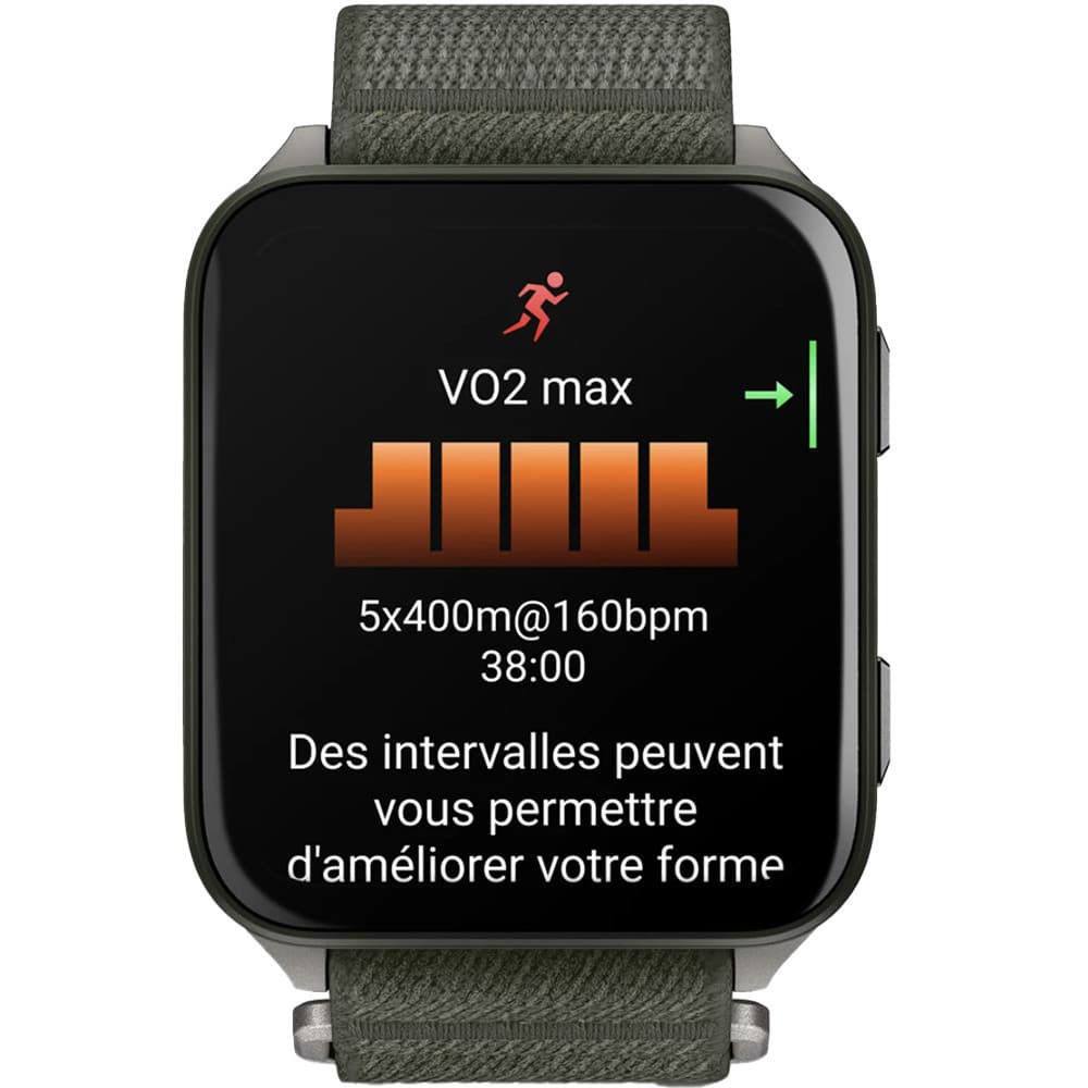 Garmin Montre Garmin Venu X1 Vert Moss Titane Gray Braceley Nylon Vert