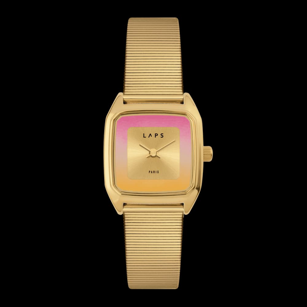 Laps Montre quartz Femme Prima Doré