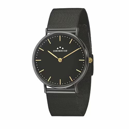 Chronostar Montre Homme CHRONOSTAR PREPPY en Métal, Acier et PVD Noir