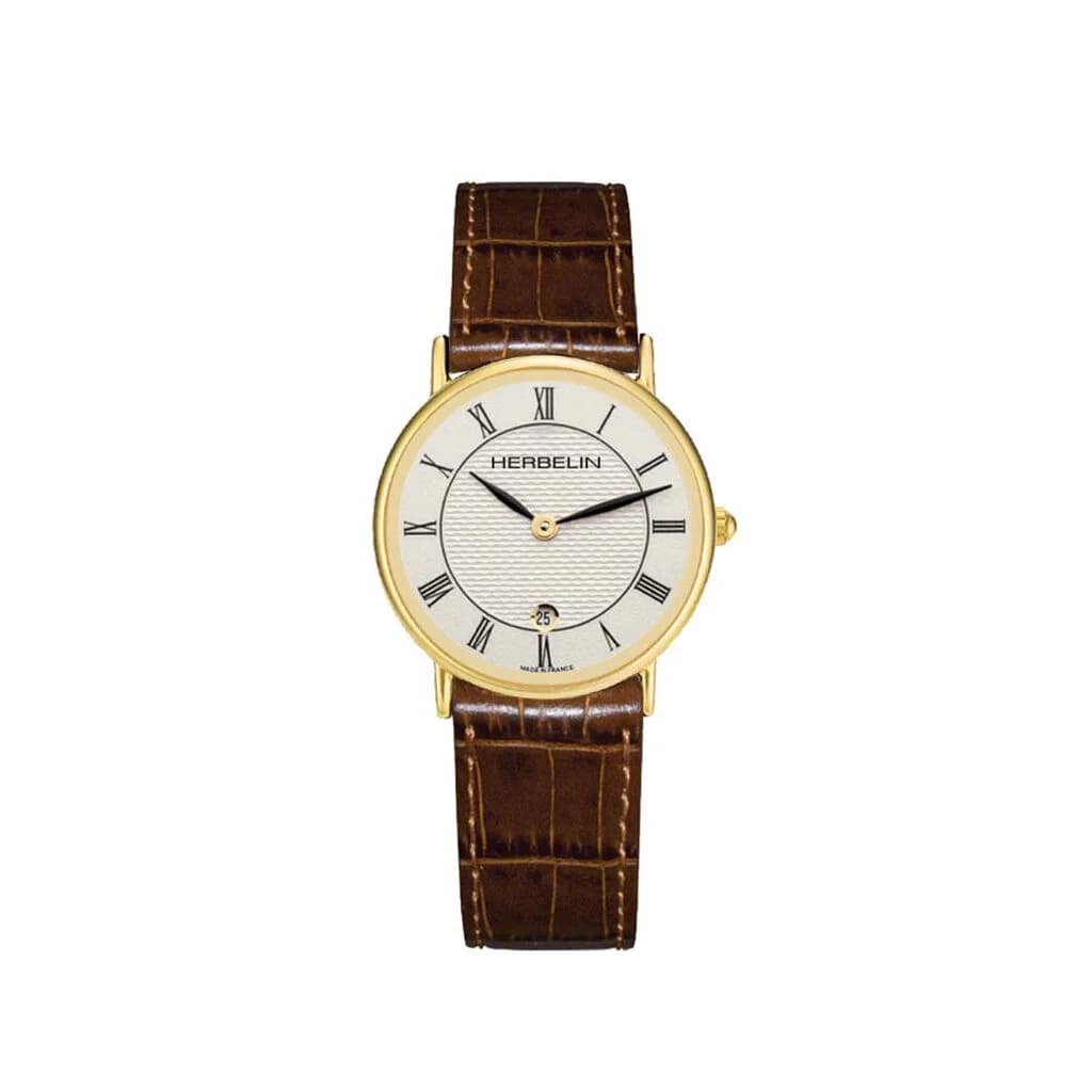 Michel Herbelin Montre Herbelin Classique Acier et PVD Doré 26 mm - 16845P08MA