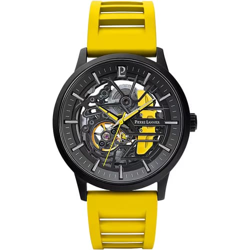 Pierre Lannier Montre Pierre Lannier Paddock Homme Caoutchouc Jaune - Cleor