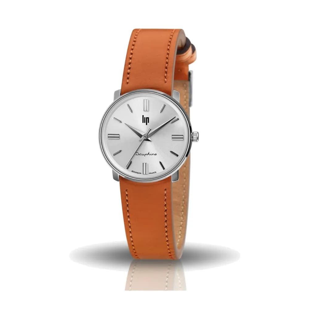 Lip Montre Lip Dauphine 671476- Femme - cadran Argent- 29 mm - Acier 316L