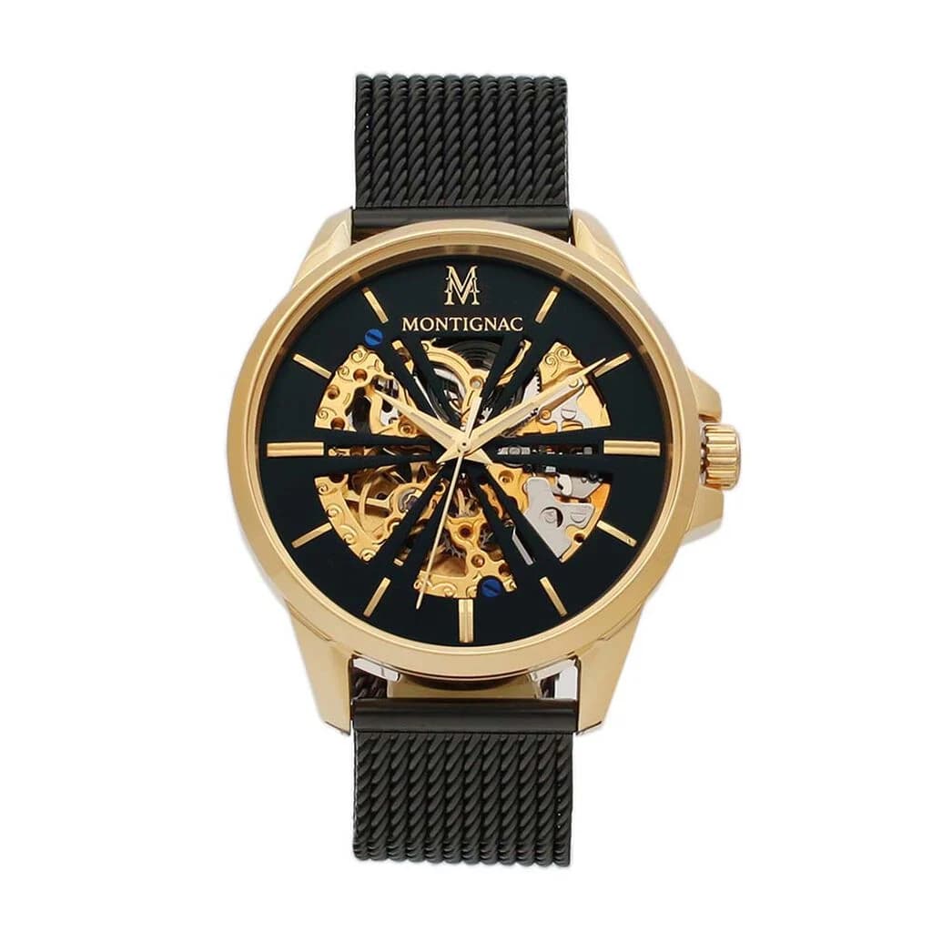Montignac Montre Montignac Round Automatique Noir