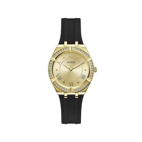 Guess Montre Femme GUESS COSMO en Silicone Noir