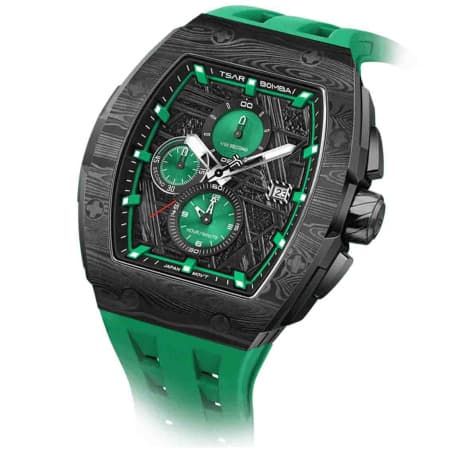 Tsar Bomba Montre Tsar Bomba - Elemental Series - Quartz II - Vert - TB8211QII11