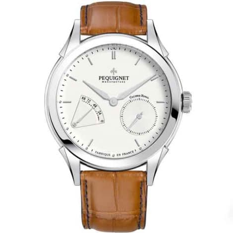 Pequignet Montre Pequignet Royale Origine Automatique Cadran Blanc - 9010133-CMC
