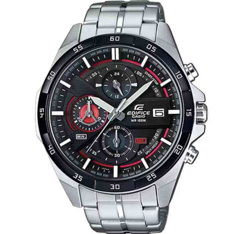 Casio Edifice Montre Casio Edifice - Chronographe standard - Noir & Rouge - EFR-556DB-1AV