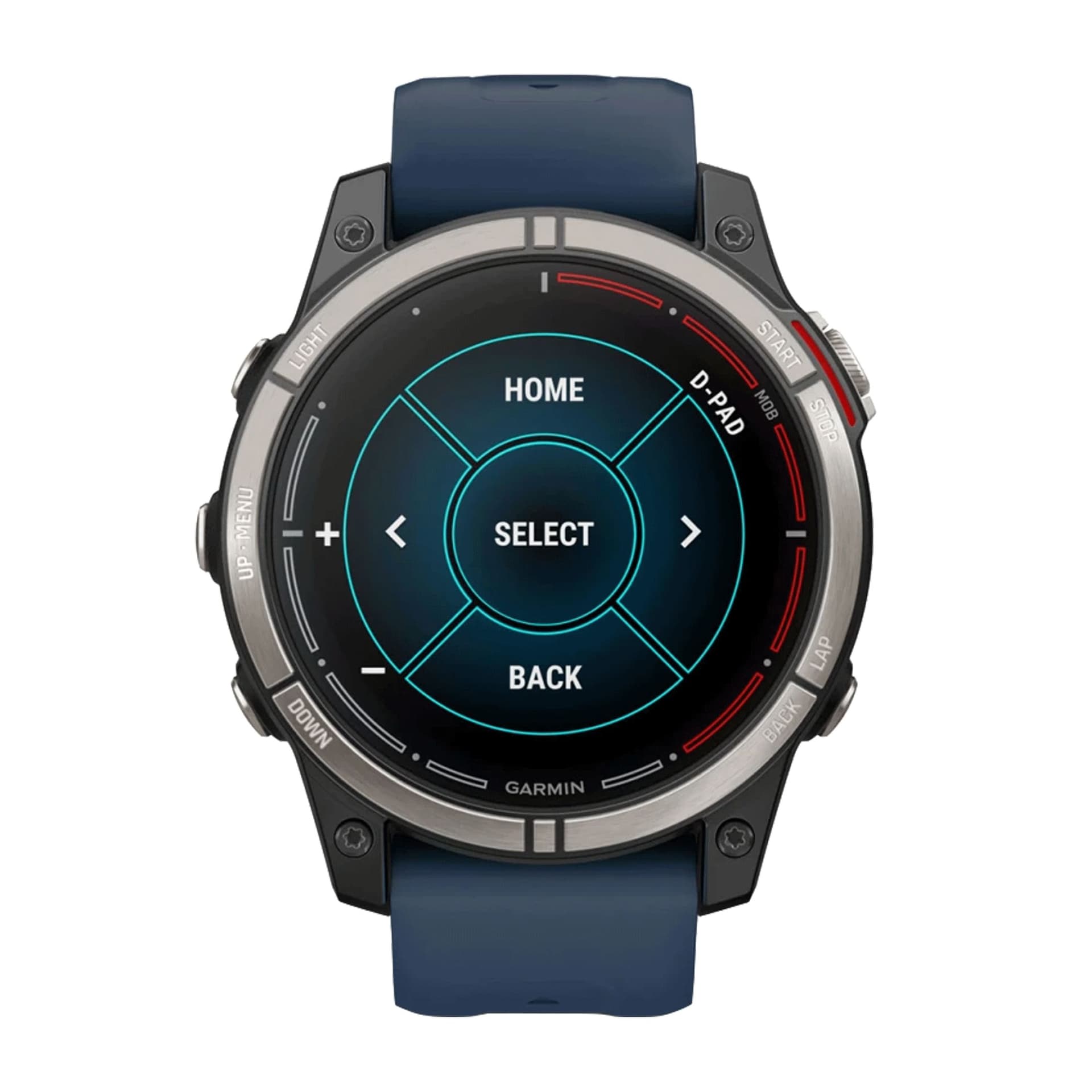 Garmin Montre Garmin Quatix 7 Pro GPS Marine écran AMOLED bracelet silicone bleu 47 mm