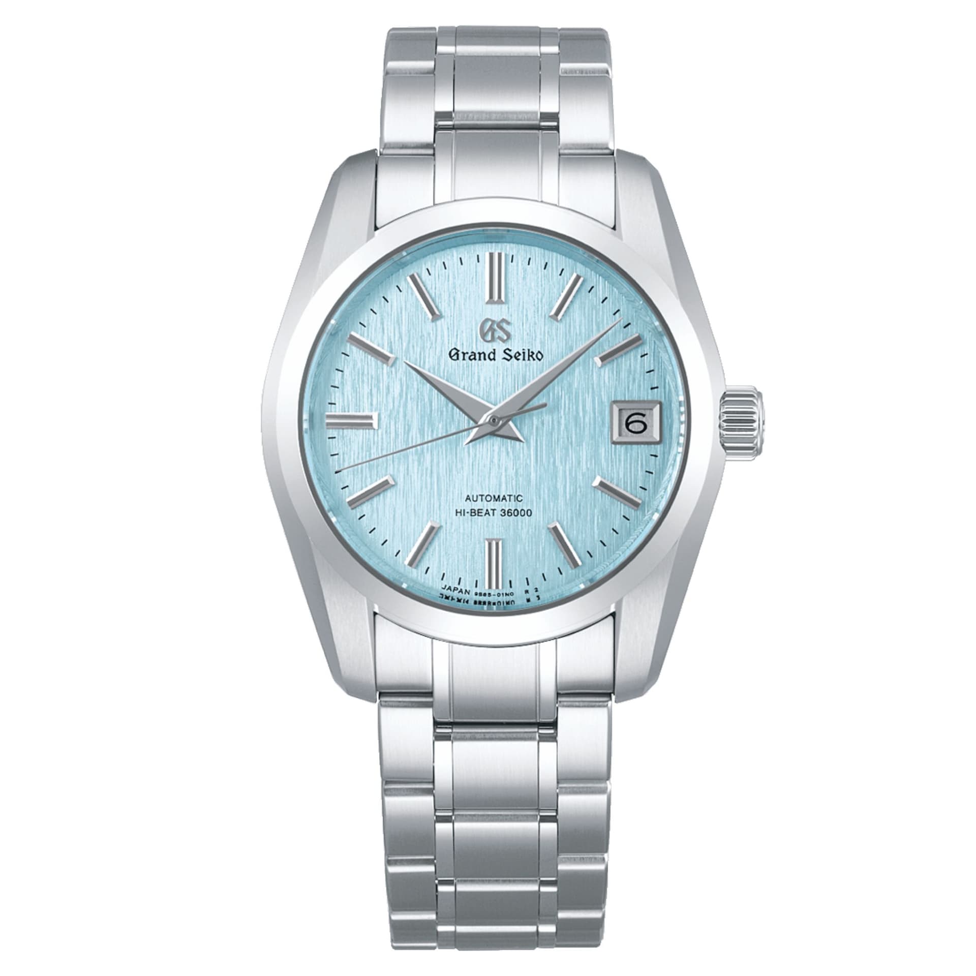 Grand Seiko Montre Grand Seiko Heritage "Icefall" automatique Hi-Beat 1998 Revival cadran bleu bracelet acier 37 mm