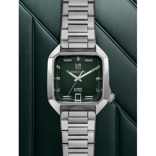 March LA.B Montre March LA.B AM2 Automatique Grall 39 mm Bracelet Acier