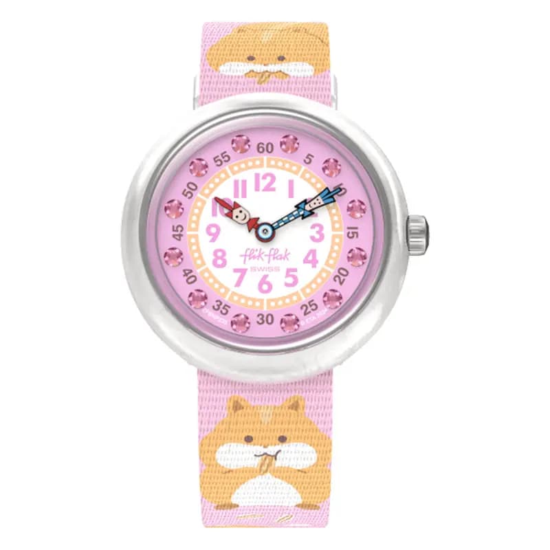 Flik Flak Montre Cuddly Hamster FBNP235