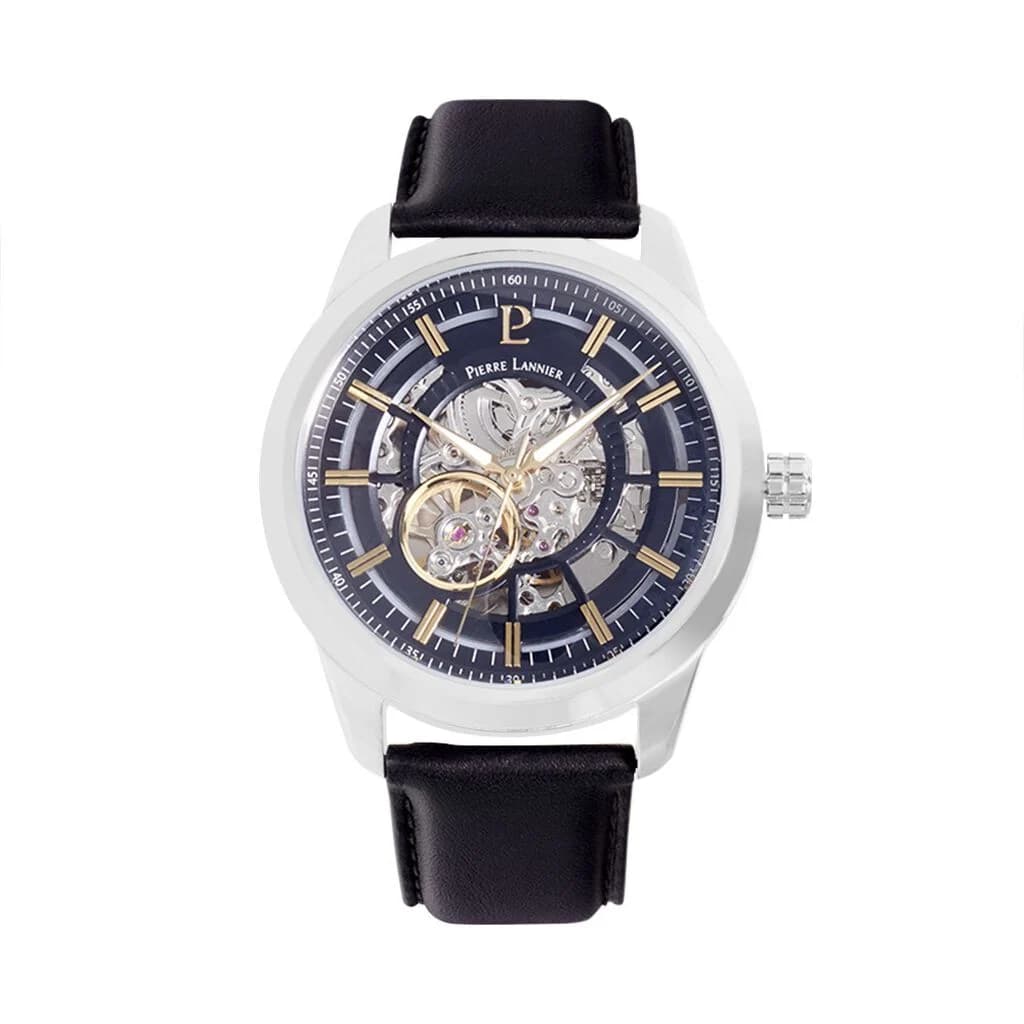 Pierre Lannier Montre Pierre Lannier Collection Automatique 44 Acier Argenté