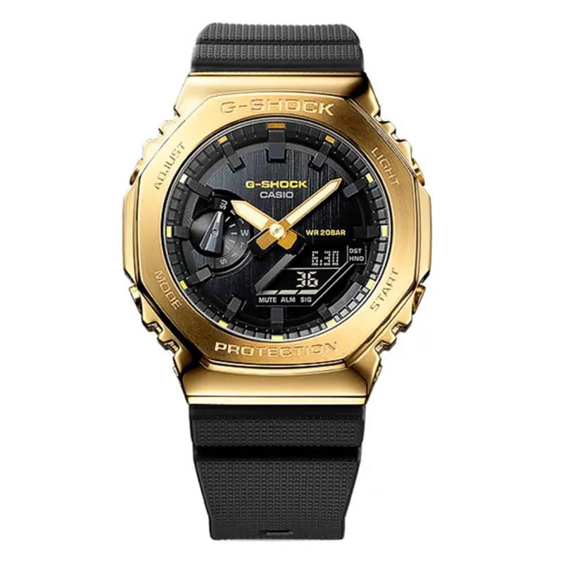 Casio G-Shock GM-2100G-1A9ER — boîtier acier