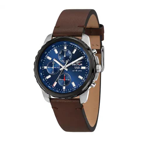 Sector Montre Homme SECTOR en Cuir Marron Etanche