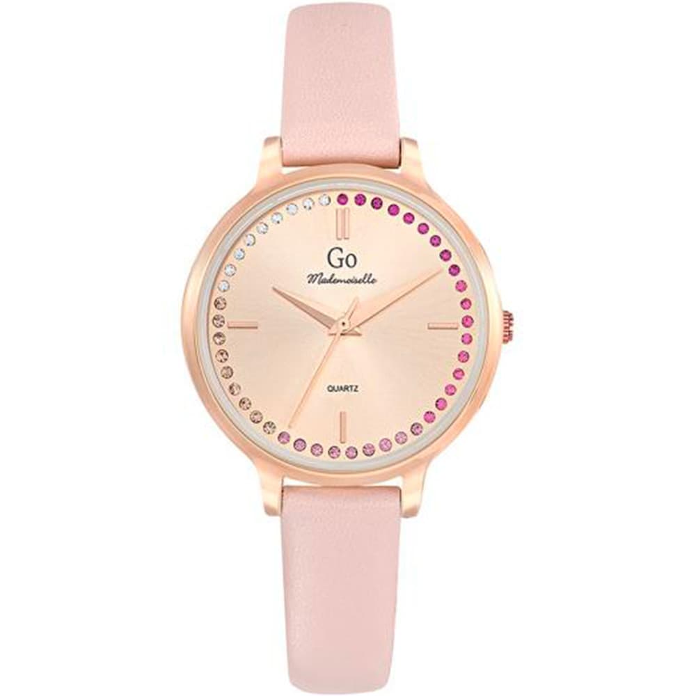GO Mademoiselle Montre GO Mademoiselle en Cuir Rose