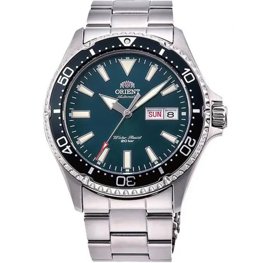 Orient Montre Automatique Orient Collection Mako III Mechanical Sports en Acier Argenté