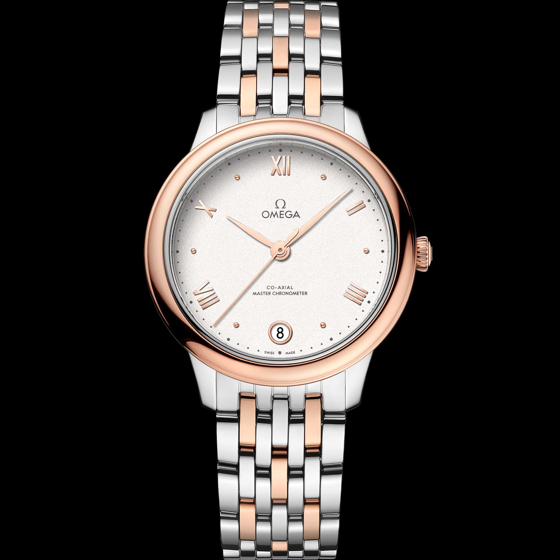 Omega De Ville 34 mm, acier - or « Sedna™ » sur acier - or « Sedna™ »