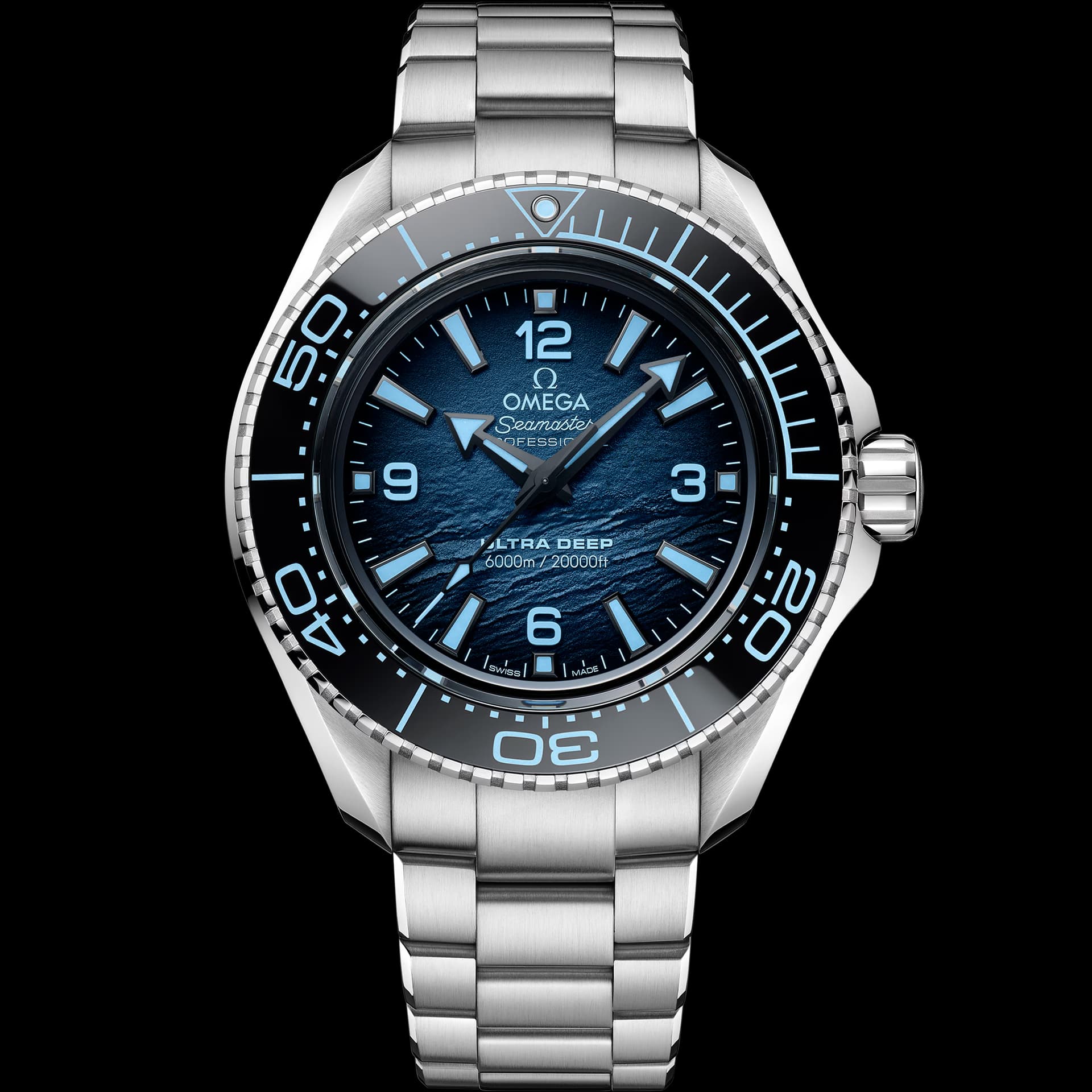 Omega Seamaster 45,5 mm — cadran bleu
