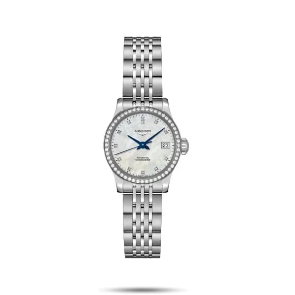 Longines Montre Longines Record Collection Automatique Acier Cadran Nacré
