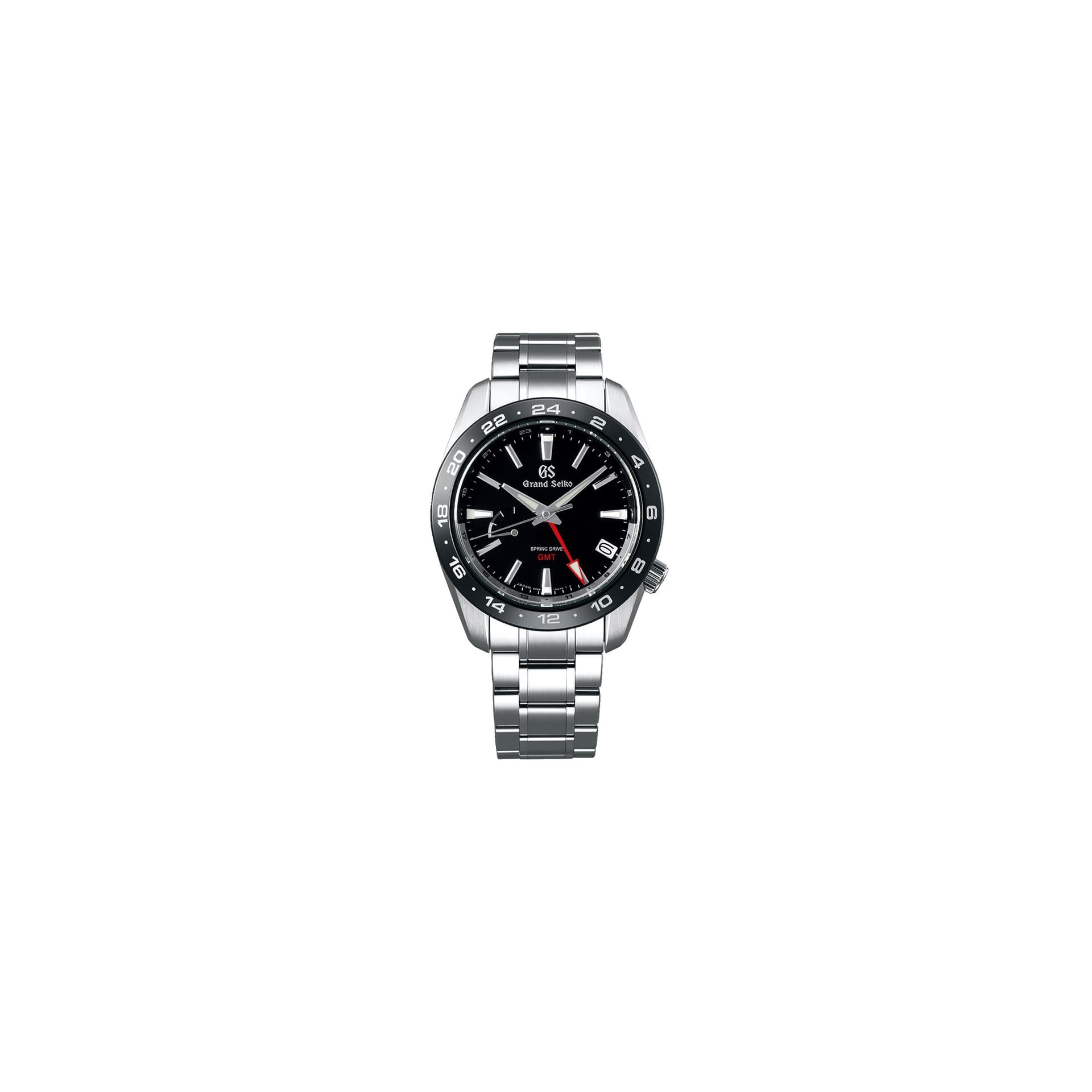 Grand Seiko Montre Grand Seiko Sport Spring Drive cadran noir bracelet acier 40,5 mm