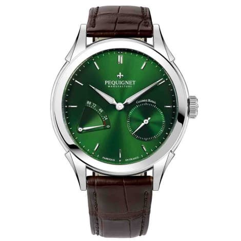 Pequignet Montre Pequignet Royale Origine Automatique Cadran Vert - 9010193-AM