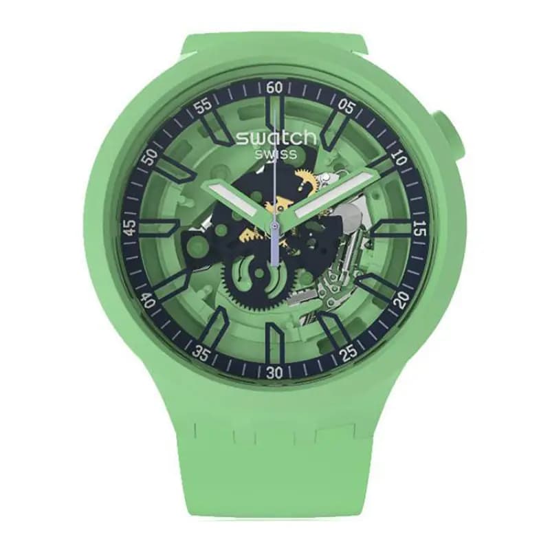 Swatch Big Bold SB01G101 — bracelet vert