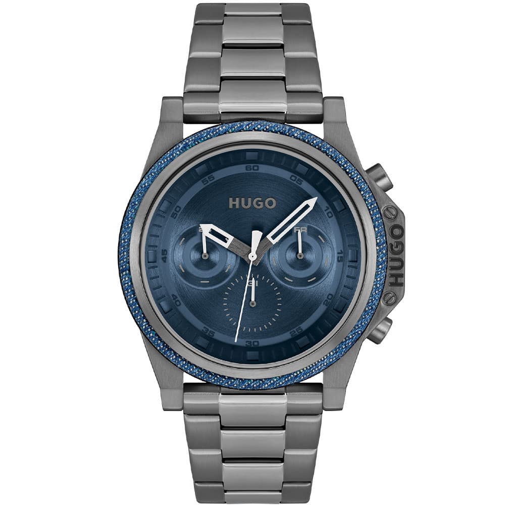Hugo Montre Hugo Collection #Brave en Acier et PVD Gunmétal