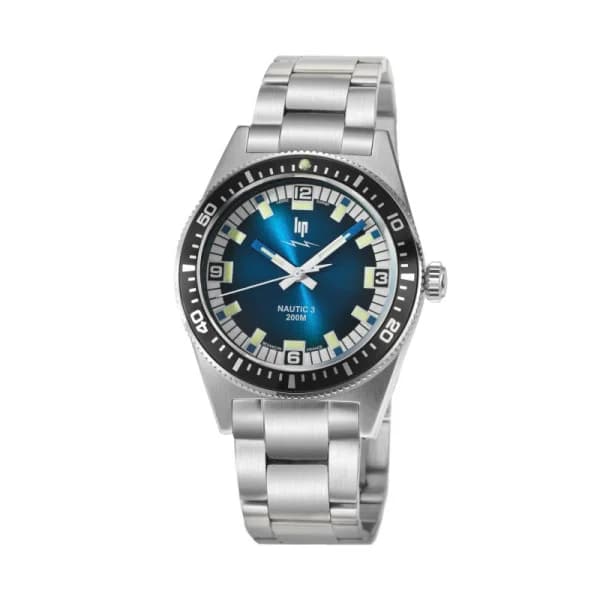 Lip Nautic 3 Quartz 200 M 39 MM