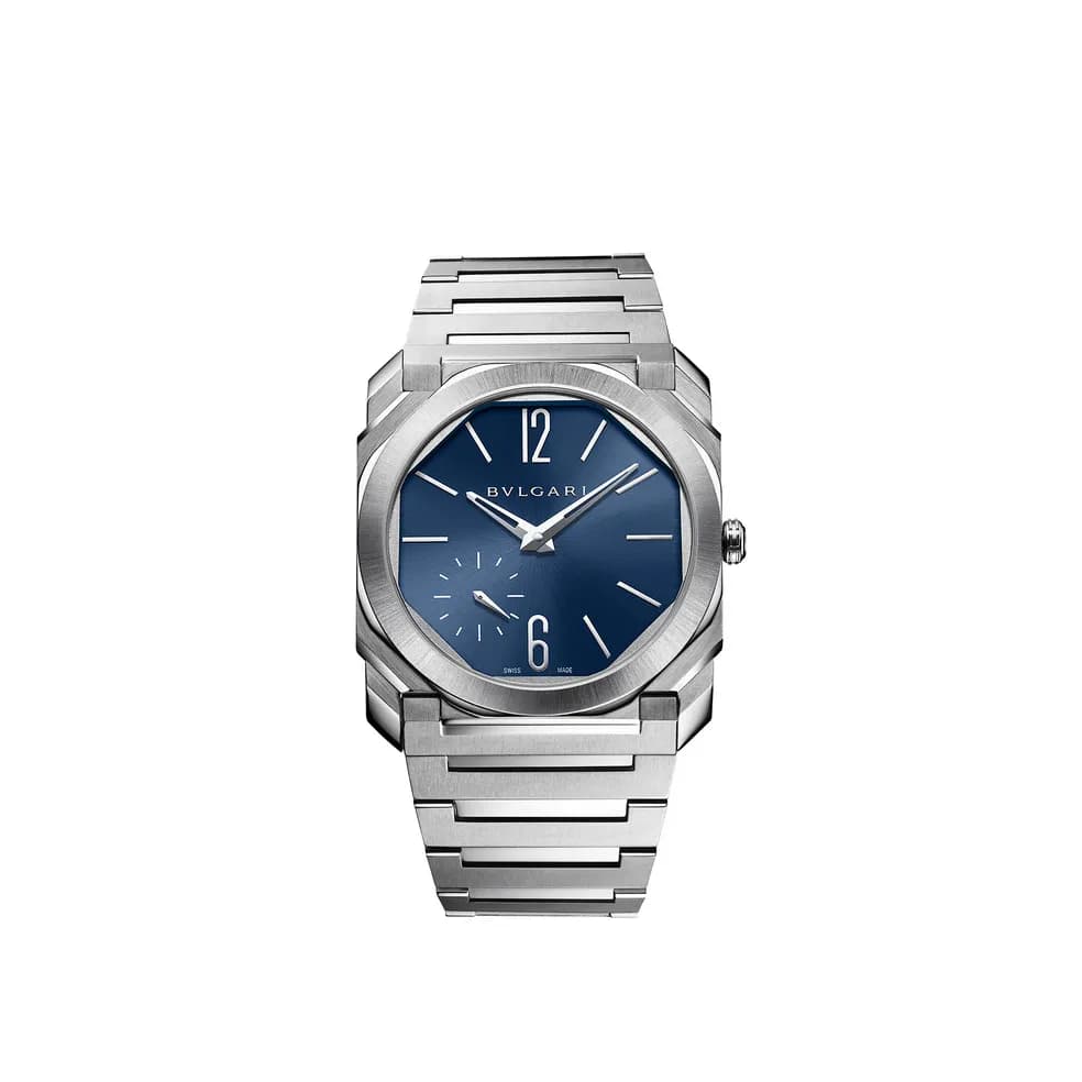 Bulgari Montre automatique Mixte Octo Bleu