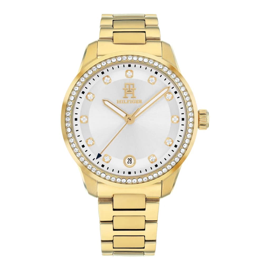 Tommy Hilfiger Montre Tommy Hilfiger Th85 Crystals Blanc