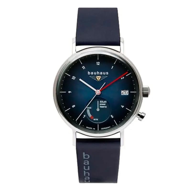Bauhaus Montre Solar Homme Bleu 2112-3