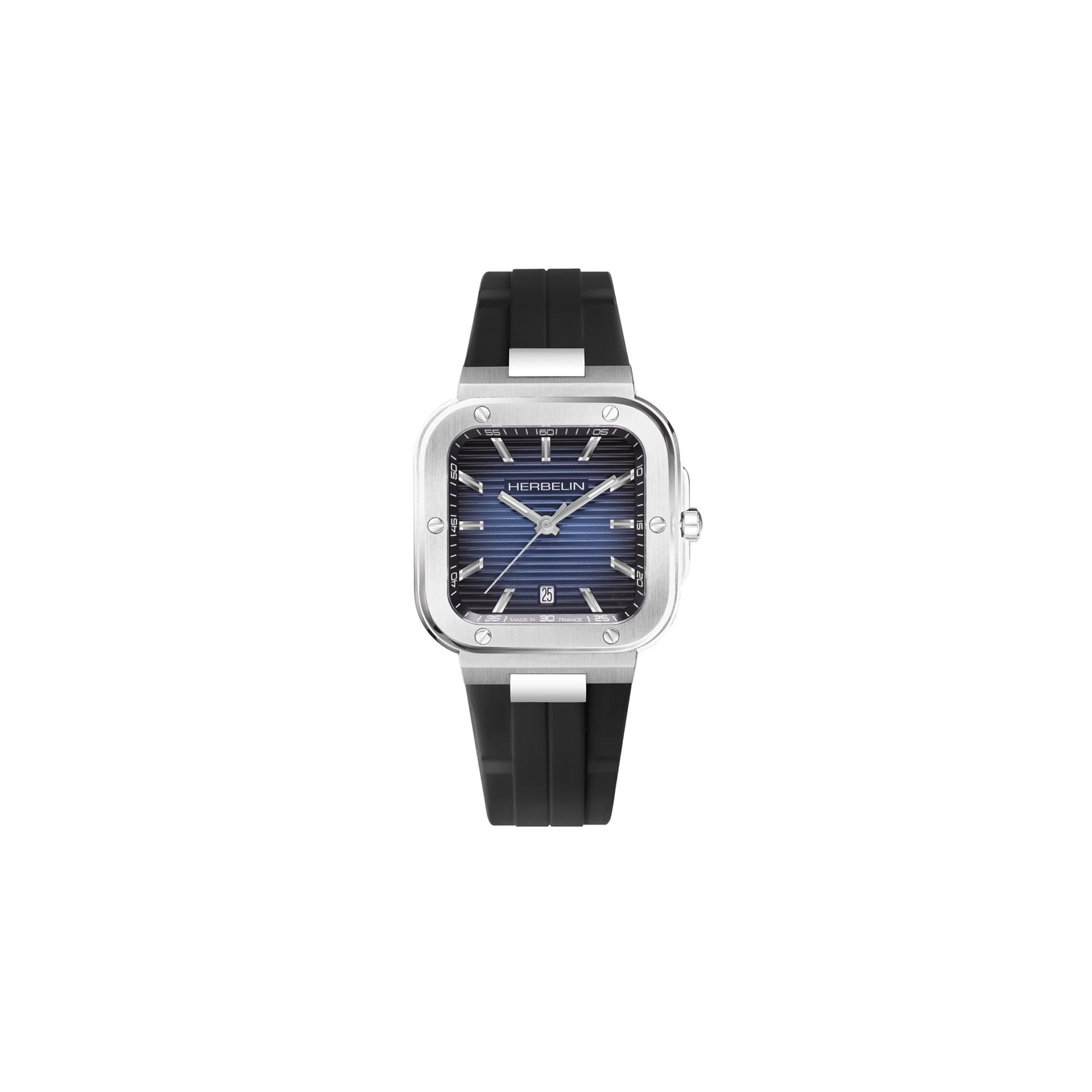 Michel Herbelin Montre Herbelin Cap Camarat Square Homme Quartz Plongée - 12246A15CA