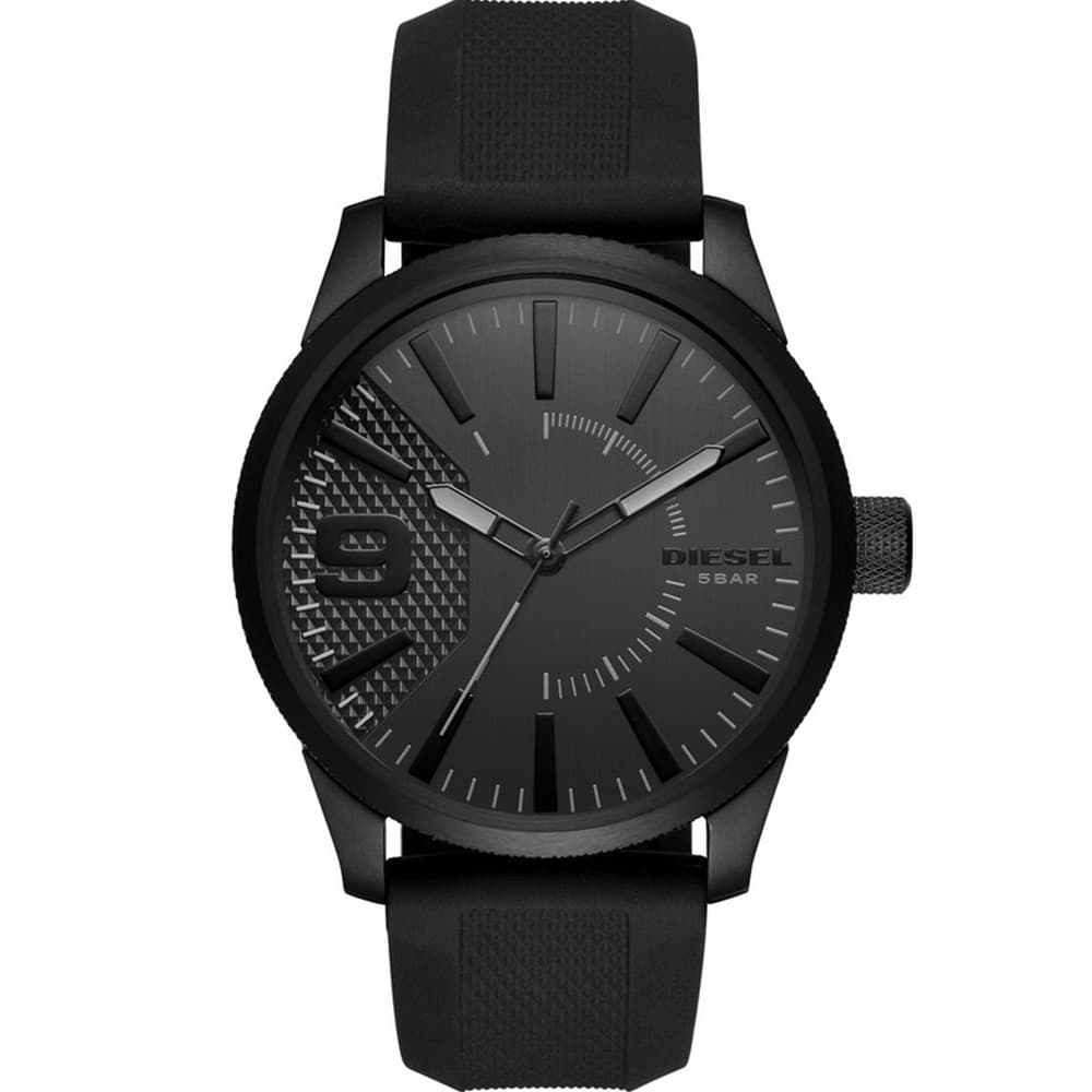 Diesel Montre Homme DIESEL en Silicone Noir Etanche