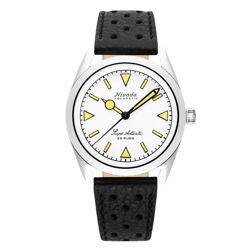 Nivada Grenchen Montre Super Antarctic Blanc 32064A