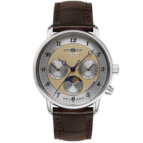Zeppelin Montre Zeppelin Friedrichshafen Moonphase Lady Quartz Cadran Beige - 85375