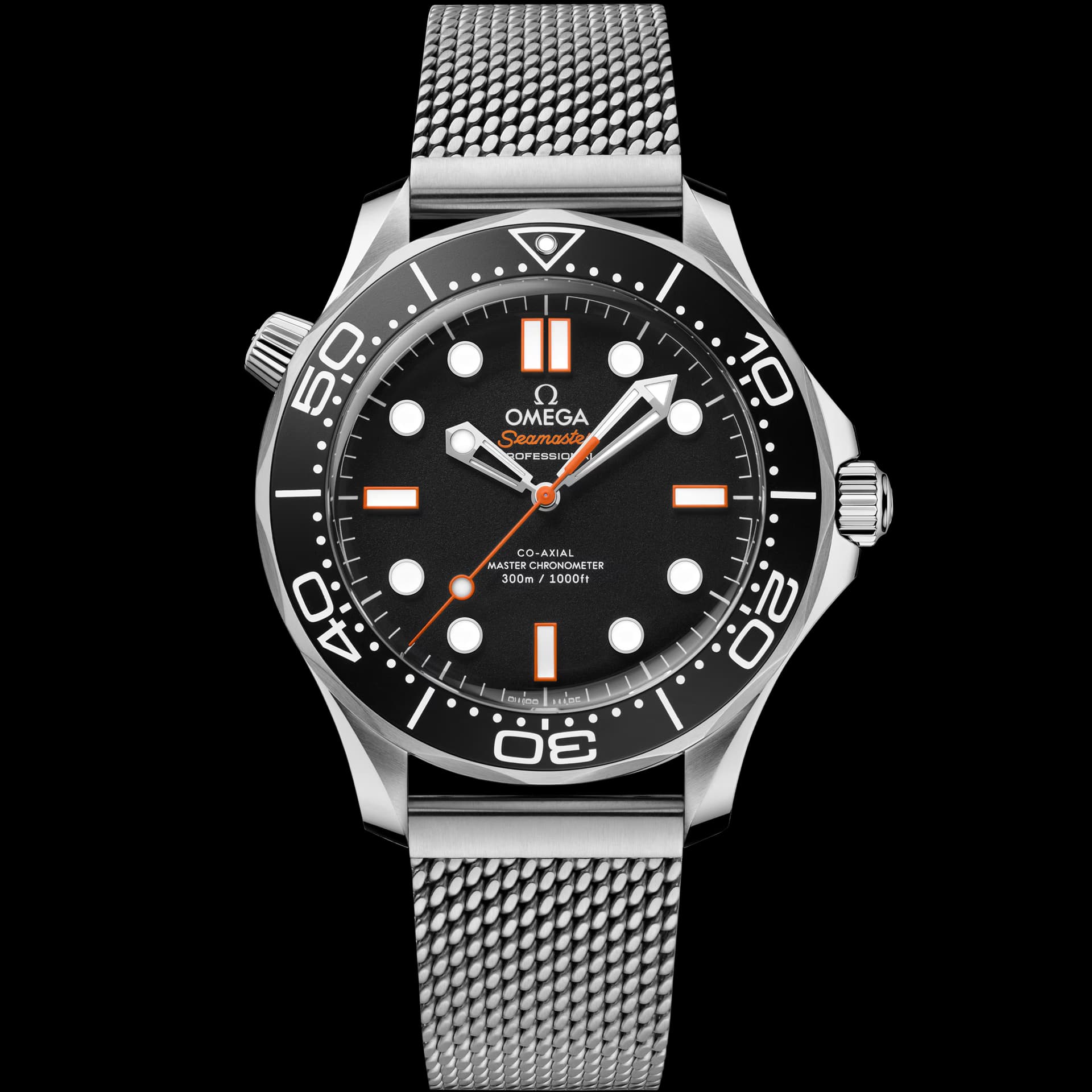 Omega Seamaster 42 mm, acier sur acier